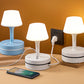 Multiprise à 3 prises avec 2 ports USB-A et 2 ports USB-C, dotée d'une lampe de bureau intégrée, compatible 220-240 V, puissance maximale 3250 W, 13 A, câble de 1,8 m, idéale pour la maison, la cuisine, l'extérieur, l'hôtel, le bureau et les croisières.