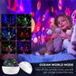 Veilleuse projecteur d'étoiles rotative 2 en 1