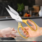 Ciseaux de cuisine multifonctionnels en acier inoxydable épais