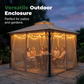 Moustiquaire universelle pour gazebo