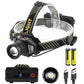 Lampe frontale multicolore à capteur de zoom