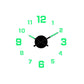 Ensemble d'horloge murale lumineuse 3D en acrylique à monter soi-même