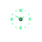 Ensemble d'horloge murale lumineuse 3D en acrylique à monter soi-même