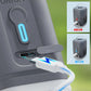 🏕️ Pompe à air de camping rechargeable – Lumière LED, gonflage rapide, compacte 🔋