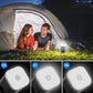 🏕️ Pompe à air de camping rechargeable – Lumière LED, gonflage rapide, compacte 🔋