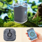 🏕️ Pompe à air de camping rechargeable – Lumière LED, gonflage rapide, compacte 🔋