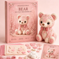🎀50 % DE RÉDUCTION🎁Kit de patchwork en feutrine à faire soi-même Forêt enchantée rose