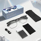 Lunettes intelligentes avec traduction IA, compatibles avec 160 langues et ChatGPT, avec microphone intégré et haut-parleurs Hi-Fi.