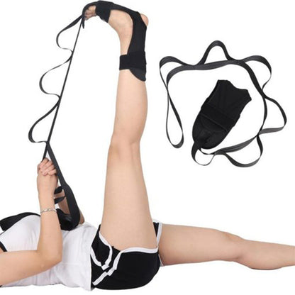 Sangle multifonctionnelle pour étirements des pieds et des jambes - Entraînement et rééducation