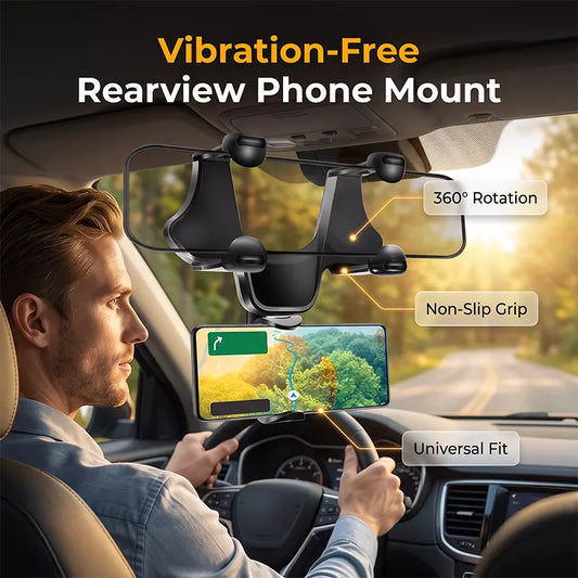 📢📢50 % DE RÉDUCTION !! ⏰Support de téléphone pour rétroviseur de voiture