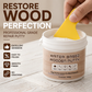 Mastic à bois à base d'eau 300 g, pâte de rebouchage blanche pour fissures de meubles
