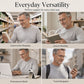 Lunettes de lecture pliables ultra-fines avec étui pour téléphone et support intégré