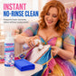 Mousse nettoyante portable pour tissus 60 ml avec serviette de nettoyage
