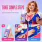 Mousse nettoyante portable pour tissus 60 ml avec serviette de nettoyage
