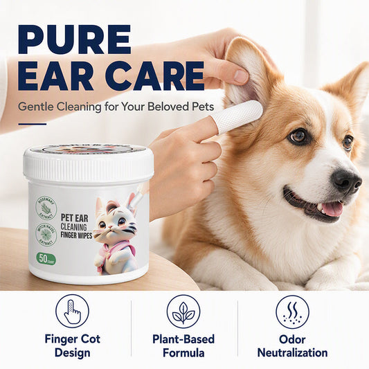 Lingettes nettoyantes pour oreilles d'animaux
