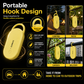 Répulsif anti-insectes ultrasonique portable avec crochet de suspension pour voiture
