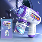 Pistolet à bulles lumineux multi-trous pour enfants