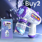 Pistolet à bulles lumineux multi-trous pour enfants