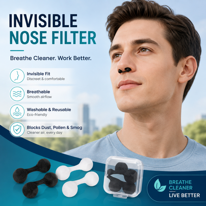 Filtres nasaux invisibles, lavables et anti-poussière