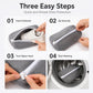Sac de lavage en filet pour chaussures, compatible avec les machines à laver.