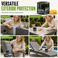 Pâte de rénovation pour mobilier de jardin avec éponge