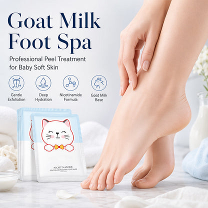 🔥Offre spéciale : 50 % de réduction !🔥 Masque exfoliant hydratant pour les pieds – Révèle des pieds plus doux, chaussettes-masques à usage unique, pour pieds secs et calleux 🦶