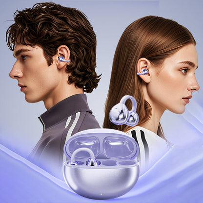 Écouteurs intra-auriculaires à clip Bluetooth 5.4 avec réduction de bruit