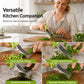Ciseaux de cuisine multicouches en acier inoxydable