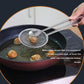 🍡50 % DE RÉDUCTION MAINTENANT ! Pince anti-fuites d'huile en acier inoxydable – Cuillère filtrante et pince alimentaire 2 en 1, pince écumeuse multifonctionnelle pour la cuisson des boulettes de viande, la friture et le filtrage de l'huile