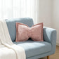 Coussin décoratif en chenille douce en forme de nœud