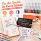 🎨 Ensemble de stylos à paillettes à séchage rapide pour cartes, agendas et albums de scrapbooking