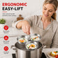 🎁2026 New Arrivals 50% OFF💥3-in-1 Stainless Steel Egg Poacher – Poach, Steam, Bake – 304 Steel, Non-Stick Release, One Pan, Endless Breakfasts ✨