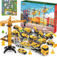 🚗 60% DE RÉDUCTION ! 🎁 CALENDRIER DE L'AVENT GARÇON - 24 Jours de Chantier Miniature, Véhicules Alliés avec Outils Réalistes 👷🔧
