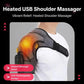 Ensemble de coussinets d'épaule chauffants et vibrants pour massage