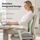 Coussin de siège ergonomique en mousse à mémoire de forme avec soutien lombaire – Confort optimal toute la journée, idéal pour le bureau, la voiture et la maison
