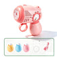 Mini machine à bulles portable avec lumières LED