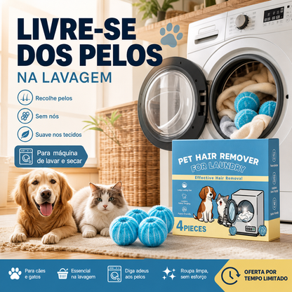 🔥Découverte de 50% dans la dernière journée !🔥Bolas de lavage réutilisés pour enlever les poils d'animaux d'estimation