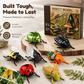Ensemble de jeu de simulation d'insecte ailé à remontoir avec cartes éducatives