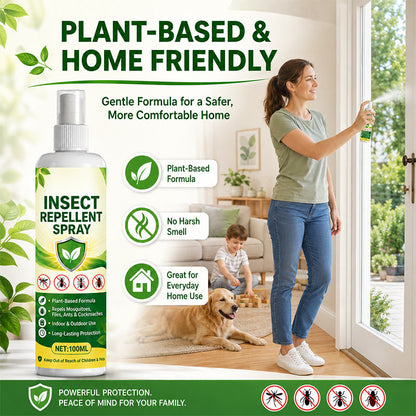 Spray répulsif anti-insectes à base de plantes