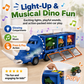 Camion jouet interactif de transport de dinosaures