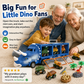 Camion jouet interactif de transport de dinosaures