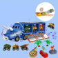 Camion jouet interactif de transport de dinosaures