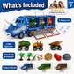 Camion jouet interactif de transport de dinosaures