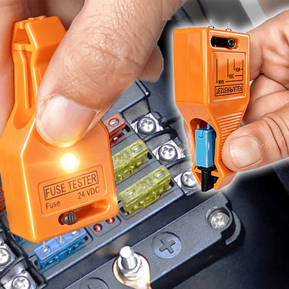 🔧⚡ Testeur et extracteur de fusibles – 2 en 1, réglable, détection facile des fusibles grillés !