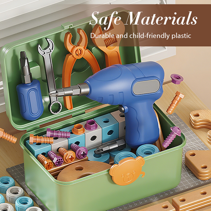 ⏳Offre spéciale à durée limitée⏰Kit d'outils éducatifs à monter soi-même pour enfants - Construisez plus. Apprenez plus. Jouez de manière créative