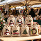 🎅🎁 Sacs cadeaux de Noël à cordon – Imprimés festifs, tissu durable, un emballage chic et réutilisable pour vos présents, sous le sapin et au-delà 🎄✨