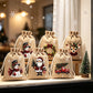 🎅🎁 Sacs cadeaux de Noël à cordon – Imprimés festifs, tissu durable, un emballage chic et réutilisable pour vos présents, sous le sapin et au-delà 🎄✨