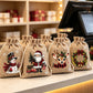 🎅🎁 Sacs cadeaux de Noël à cordon – Imprimés festifs, tissu durable, un emballage chic et réutilisable pour vos présents, sous le sapin et au-delà 🎄✨