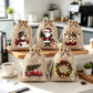 🎅🎁 Sacs cadeaux de Noël à cordon – Imprimés festifs, tissu durable, un emballage chic et réutilisable pour vos présents, sous le sapin et au-delà 🎄✨