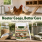 Revêtement de réparation imperméable pour poulailler